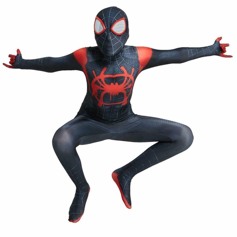 Spider Man Into Verse Cosplay Costume Miles Morales Jumpsuit - S(110) Ki… - Picture 9 of 13